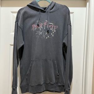 NWT Faded Slate/Pink Hoodie The Wall By Pink Floyd Size Small